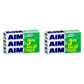 AIM Freshmint Toothpaste 3 x 90g Pack of 2