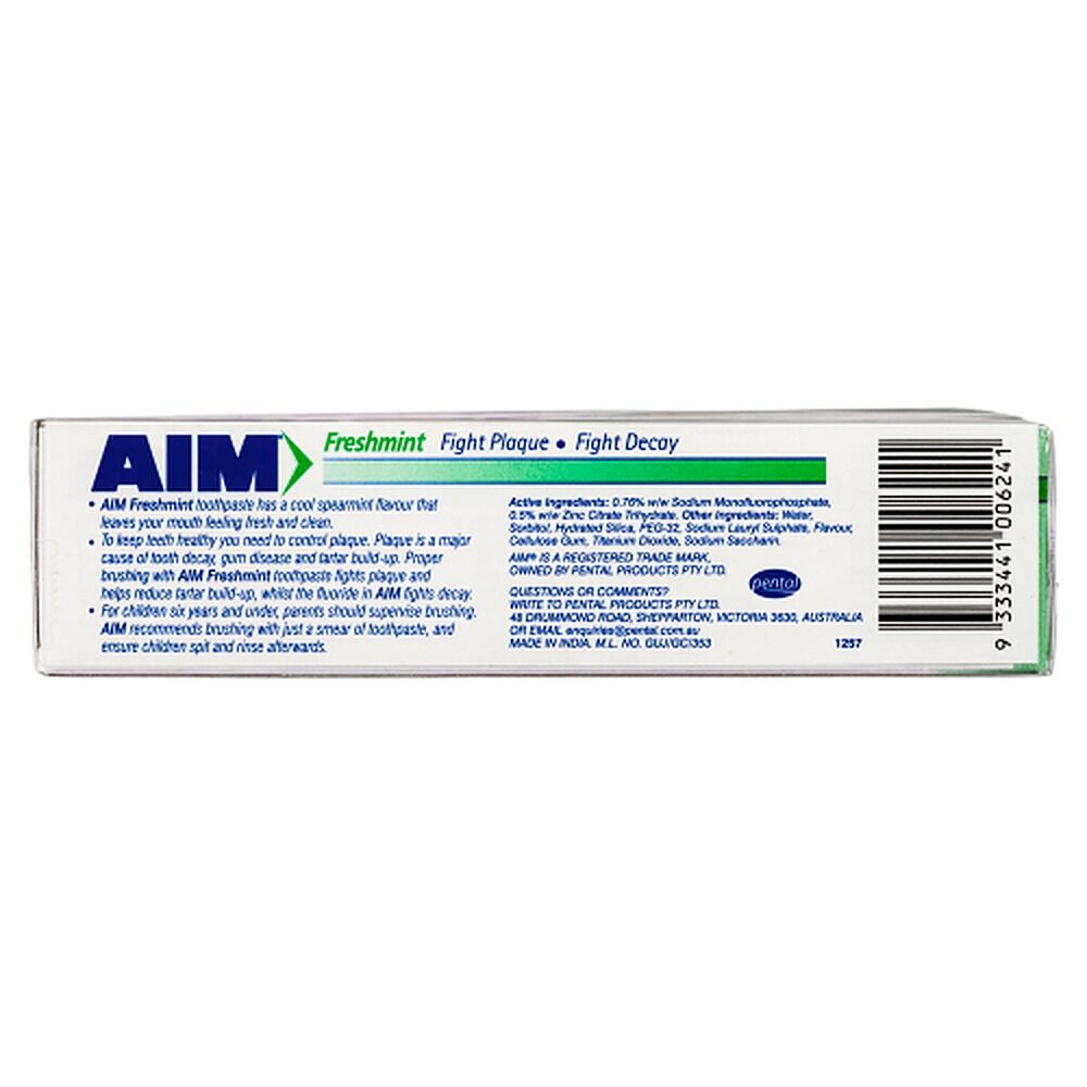 AIM Freshmint Toothpaste 3 x 90g