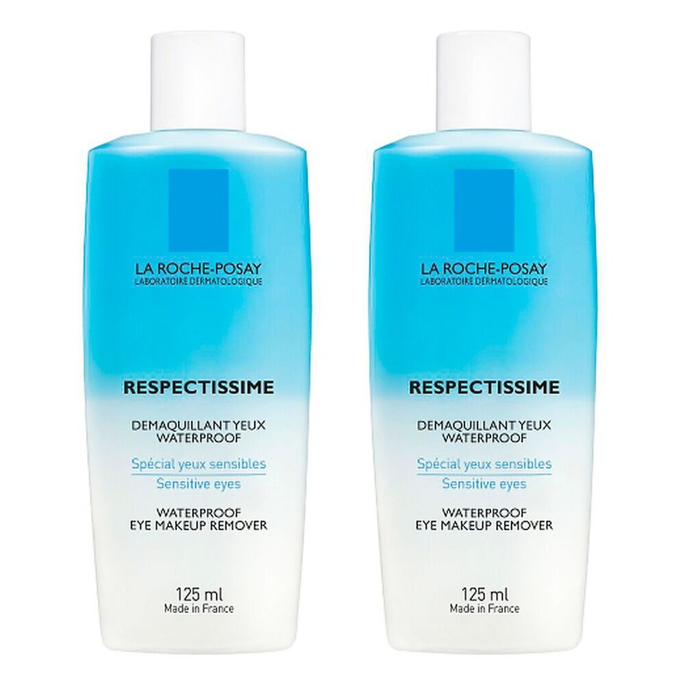 La Roche-Posay Respectissime Waterproof Eye Make-Up Remover 125mL Pack of 2