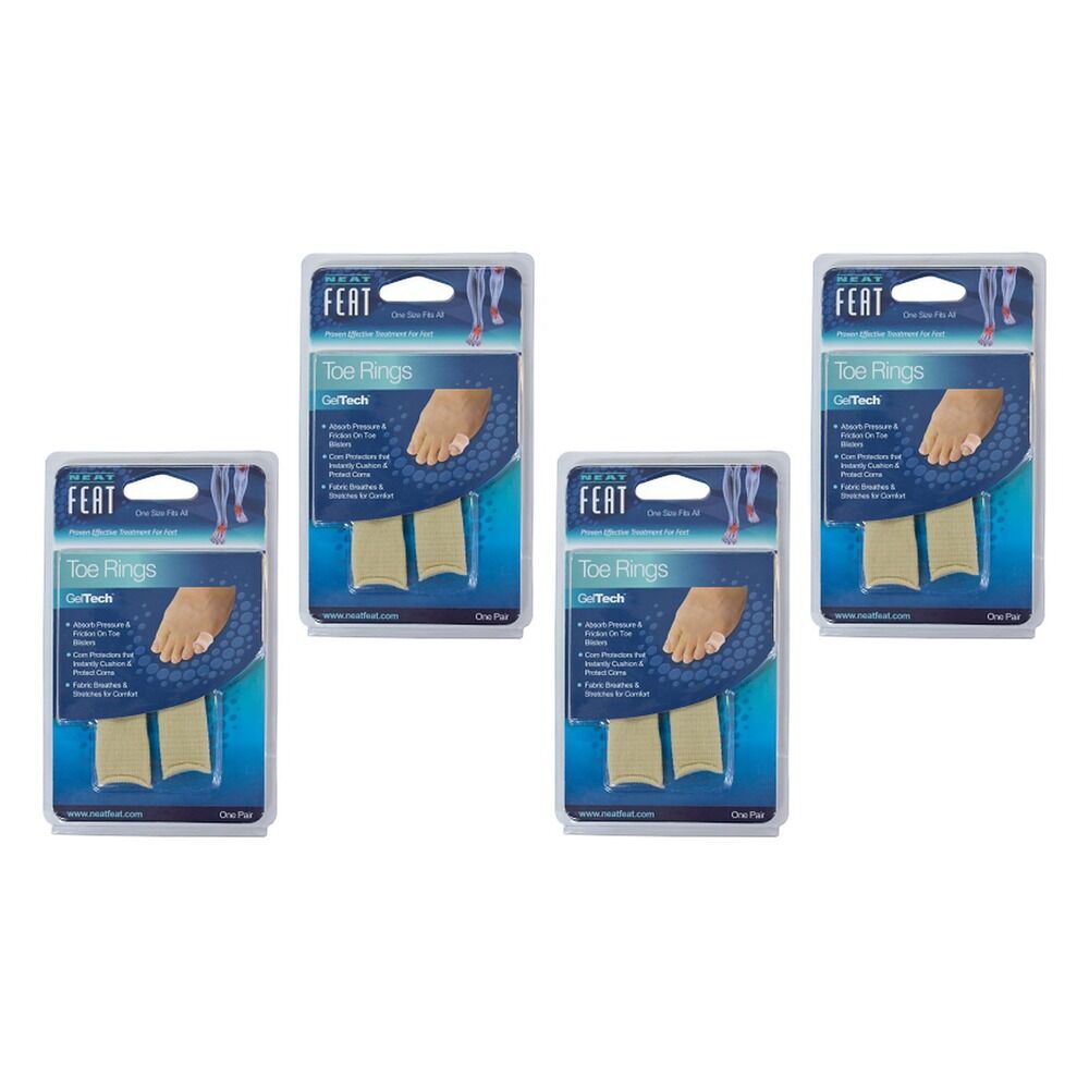 Neat Feat Gel Toe Ring Pack of 4