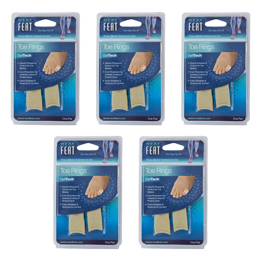 Neat Feat Gel Toe Ring Pack of 5