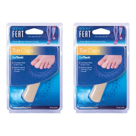 Neat Feat Gel Lined Toe Cap Pack of 2