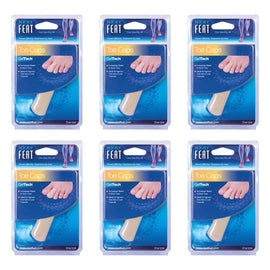 Neat Feat Gel Lined Toe Cap Pack of 6