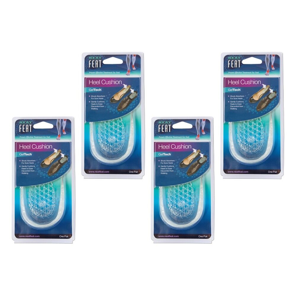 Neat Feat Gel Heel Cushions Small Pack of 4