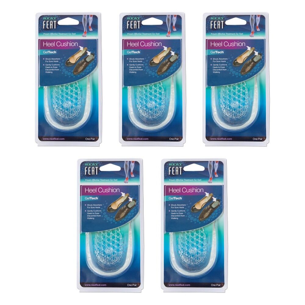 Neat Feat Gel Heel Cushions Small Pack of 5