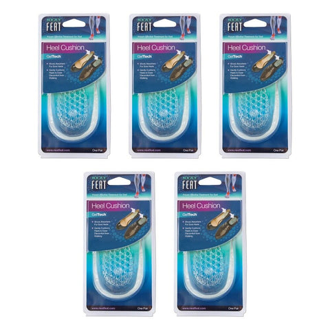 Neat Feat Gel Heel Cushions Small Pack of 5
