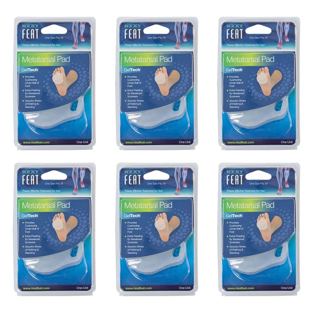 Neat Feat Gel Metatarsal Pad Pack of 6