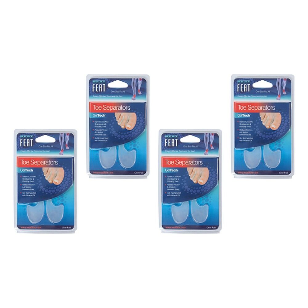 Neat Feat Gel Toe Separators Pack of 4