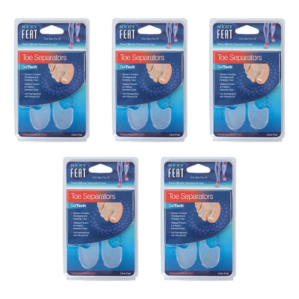 Neat Feat Gel Toe Separators Pack of 5