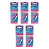 Piksters Interdental Brush Purple Size 1 10 Pack Bundle of 5