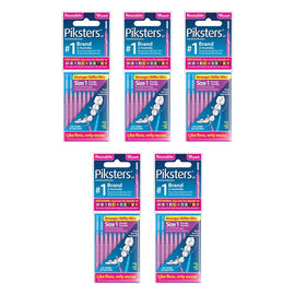 Piksters Interdental Brush Purple Size 1 10 Pack Bundle of 5