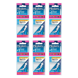 Piksters Interdental Brush Size 2 10 Pack Bundle of 6