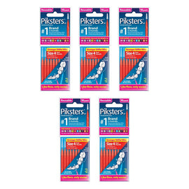 Piksters Interdental Brush Size 4 10 Pack Bundle of 5