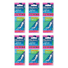 Piksters Interdental Brush Green Handle Size 6 10 Pack Bundle of 6