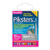 Piksters Interdental Brushes Grey Size 0 40 Pack
