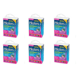 Piksters Interdental Brushes Purple Size 1 40 Pack Bundle of 6
