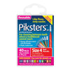 Piksters Interdental Brushes Red Size 4 40 Pack