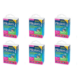 Piksters Interdental Brushes Green Size 6 40 Pack Bundle of 6