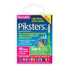 Piksters Interdental Brushes Green Size 6 40 Pack