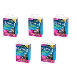 Piksters Interdental Brushes Black Size 7 40 Pack Bundle of 5