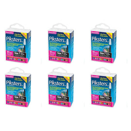 Piksters Interdental Brushes Black Size 7 40 Pack Bundle of 6