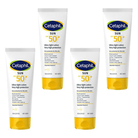 Cetaphil SPF50+ Ultra-Light Lotion 100mL Pack of 4