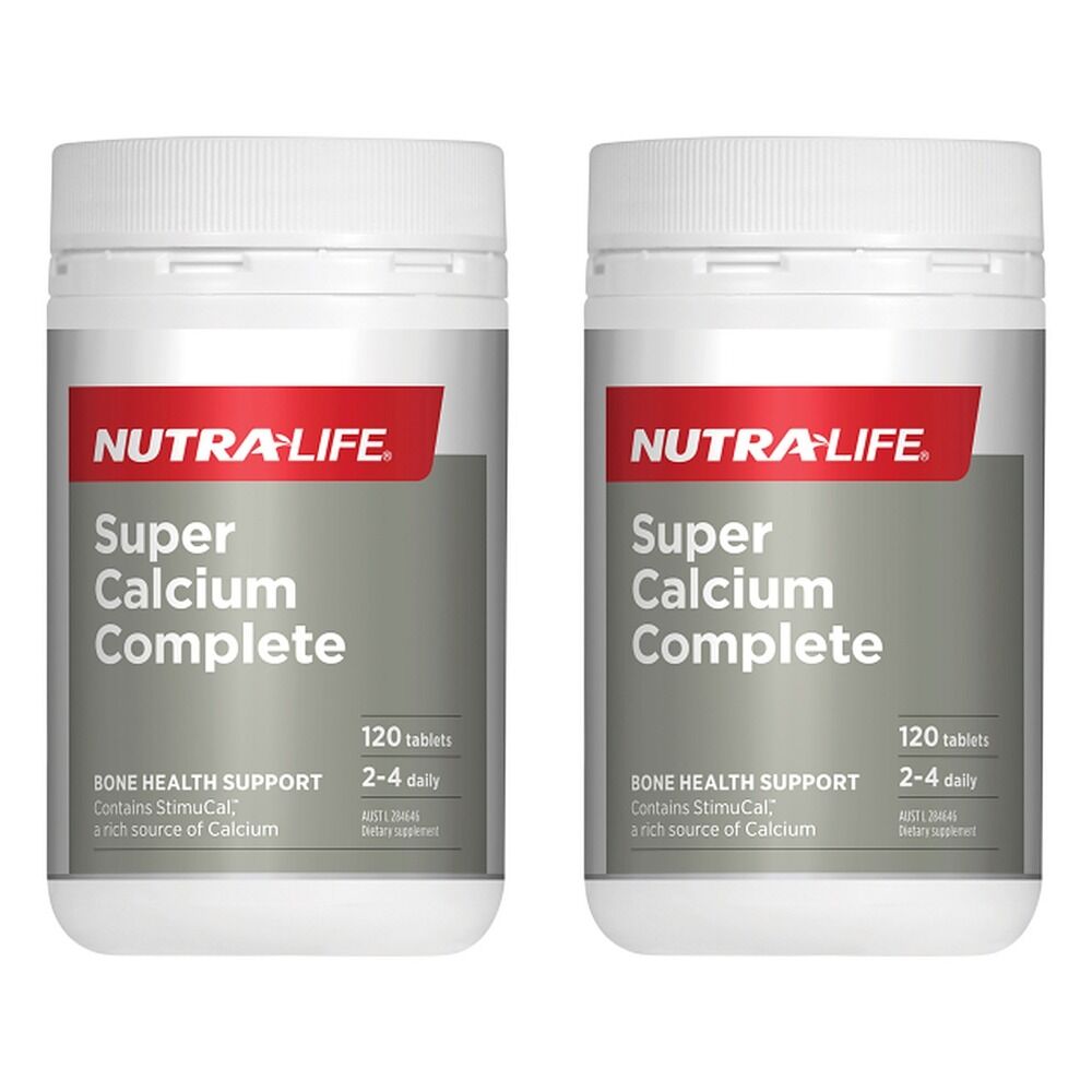 Nutra-Life Super Calcium Complete 120 Tablets Pack of 2