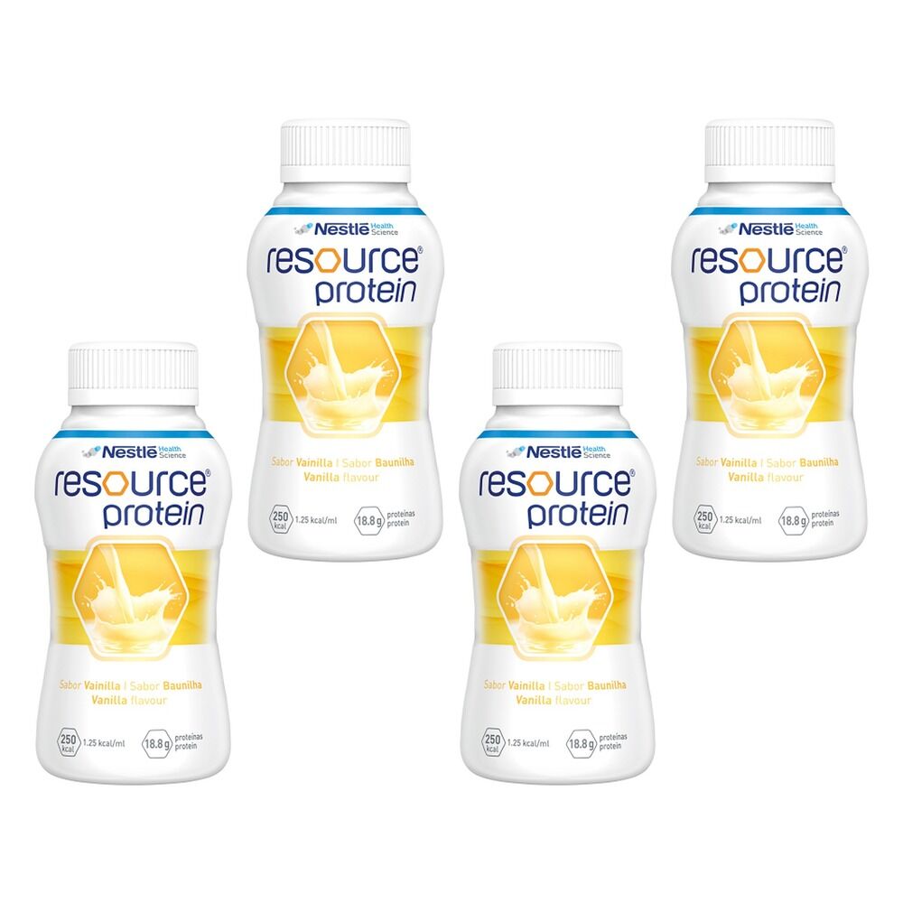 Resource Protein Vanilla 200mL x 4 Pack Bundle of 4