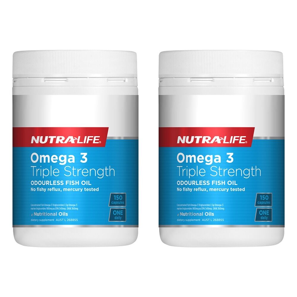 Nutra-Life Omega 3 Triple Strength 150 Capsules Pack of 2
