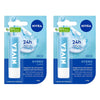 NIVEA 24h Melt-In Moisture Hydro Care SPF15 Lip Balm 4.8g Pack of 2