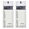 Jacques Bogart Silver Scent Pure EDT 100mL Pack of 2