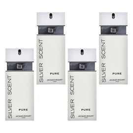 Jacques Bogart Silver Scent Pure EDT 100mL Pack of 4
