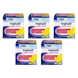 Arginaid Arginine Powder Lemon 14 Sachets Pack of 5