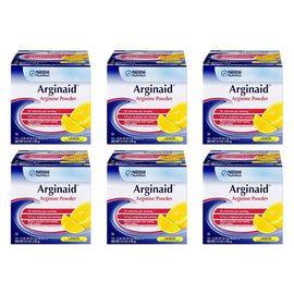 Arginaid Arginine Powder Lemon 14 Sachets Pack of 6