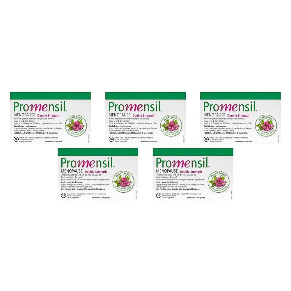 Promensil Menopause Double Strength 30 Tablets Pack of 5