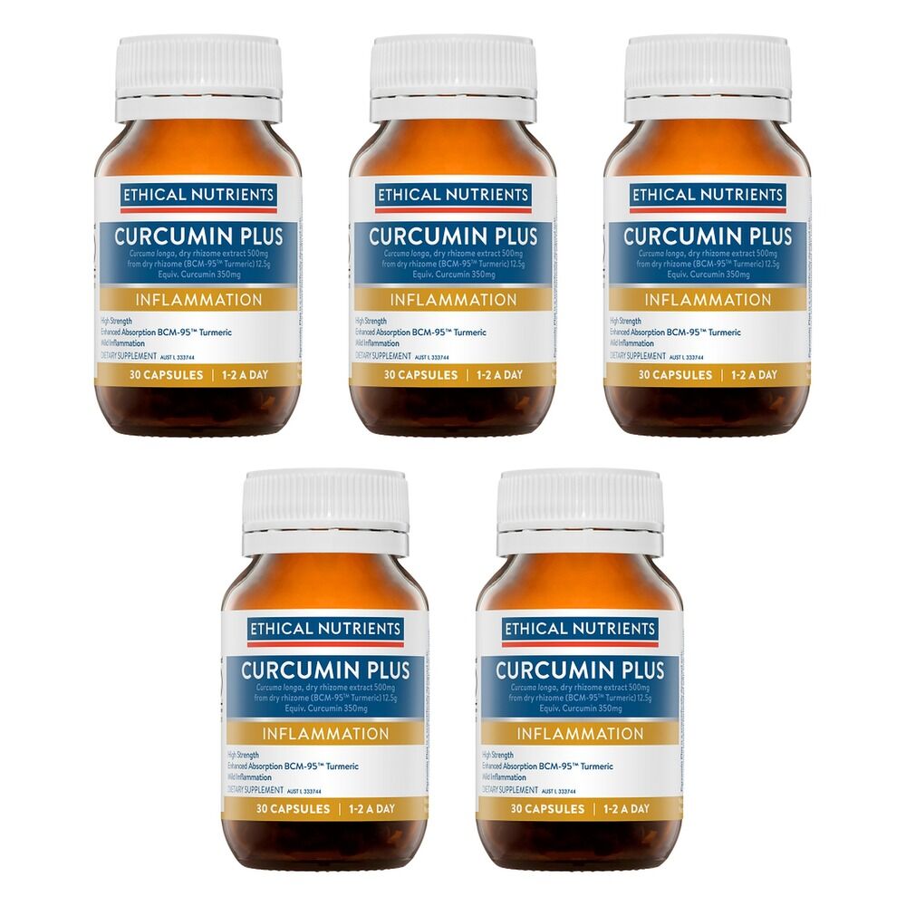Ethical Nutrients Curcumin Plus 30 Capsules Pack of 5