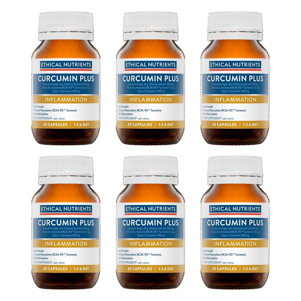 Ethical Nutrients Curcumin Plus 30 Capsules Pack of 6