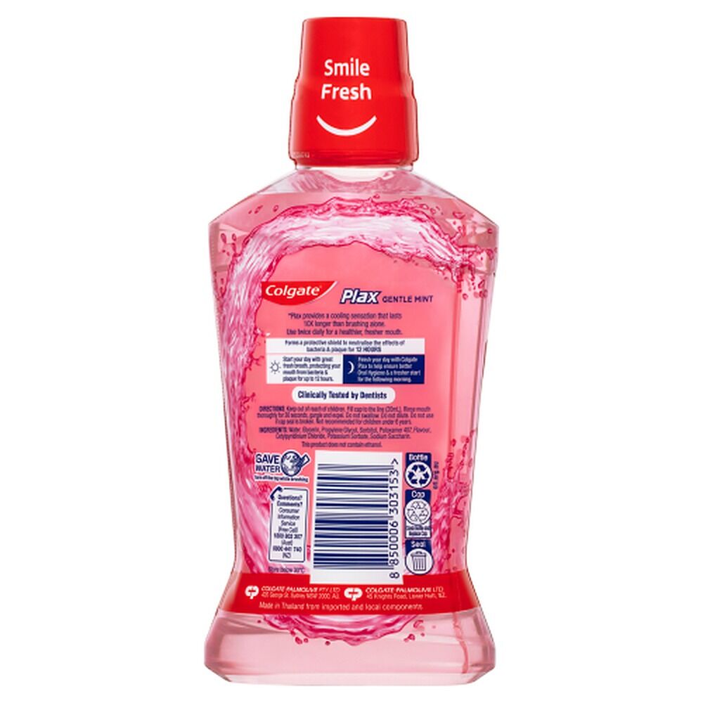 Colgate Plax Mouthwash Gentle Care 500mL