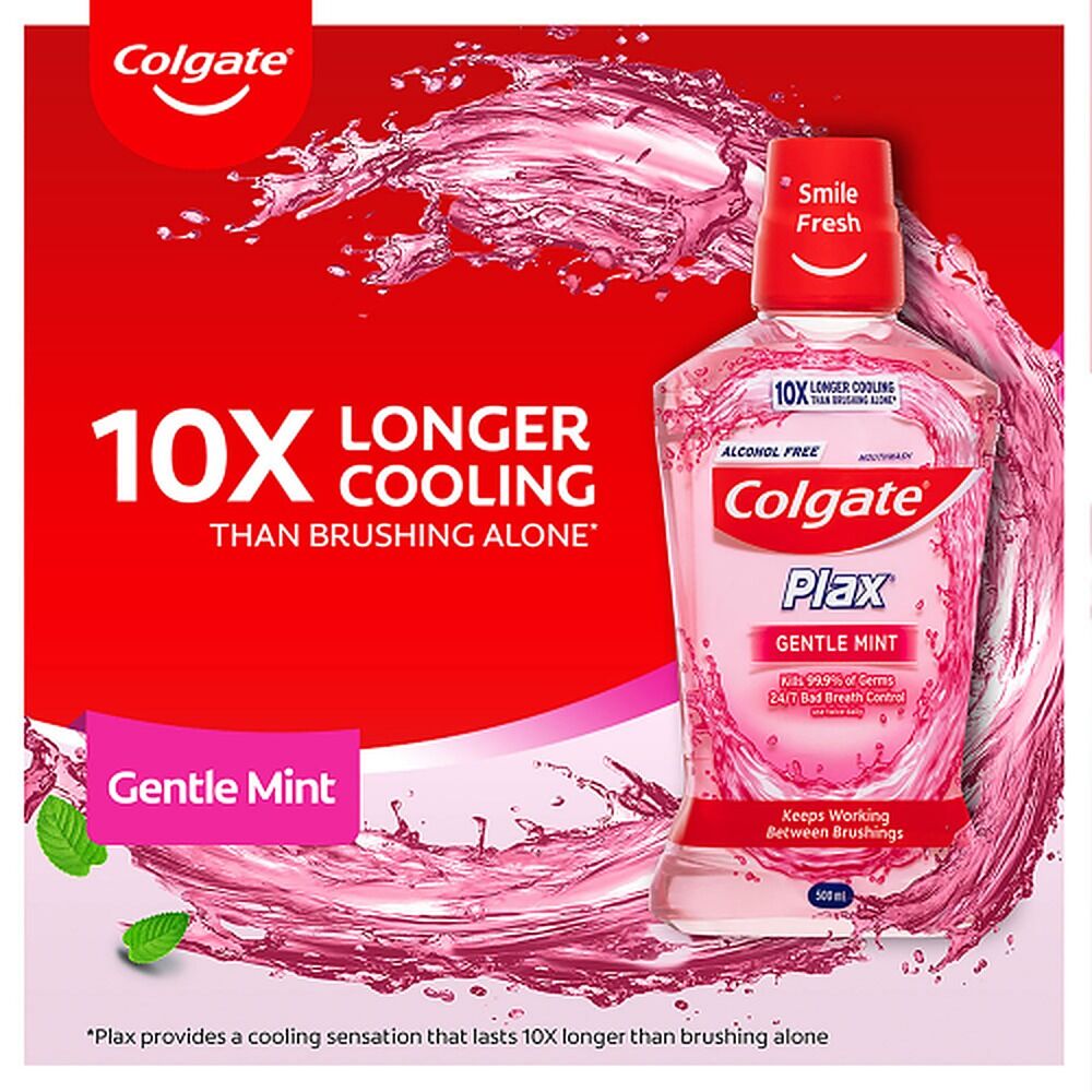 Colgate Plax Mouthwash Gentle Care 500mL