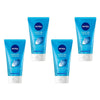 NIVEA Refreshing Face Wash Gel Cleanser 150mL Pack of 4