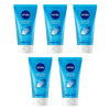 NIVEA Refreshing Face Wash Gel Cleanser 150mL Pack of 5