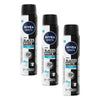 Nivea Men Black & White Fresh 72H Anti-Perspirant 250mL Pack of 3