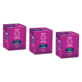 Poise Pads Overnight 8 Pack x 4 Bundle of 3