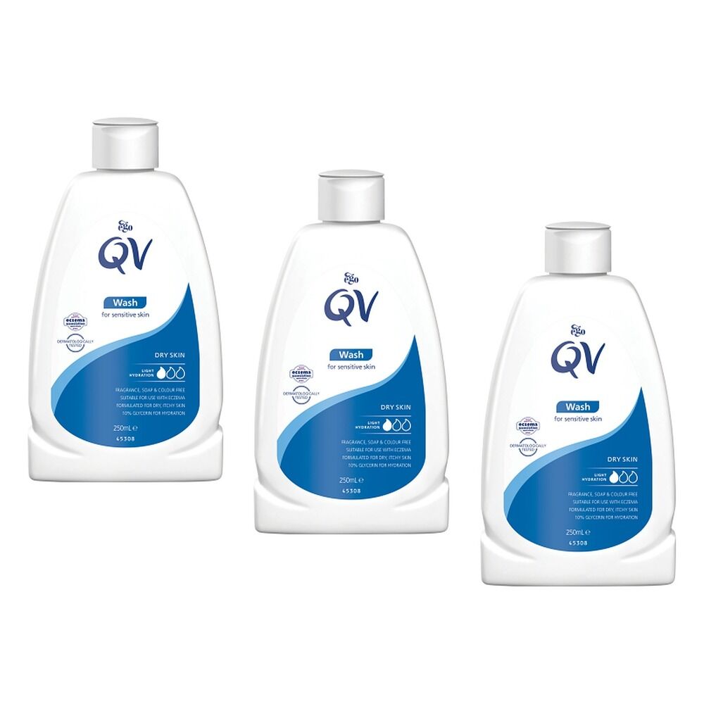 Ego QV Wash 250mL Pack of 3