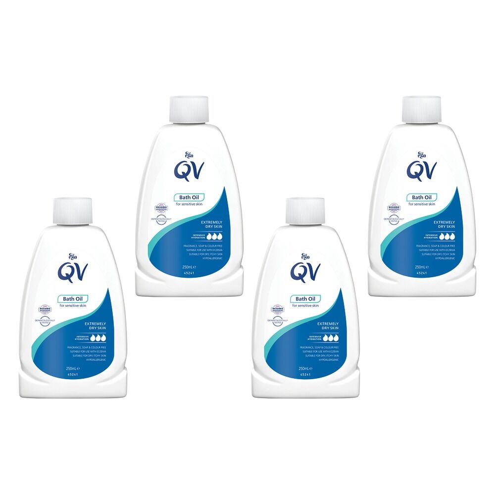 Ego QV Bath Oil 250mL Pack of 4
