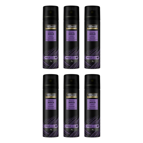 TRESemme Salon Finish Styling Mini Hairspray Freeze Hold 75g Pack of 6