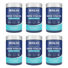 Bioglan Odourless Super Fish Oil Double Strength 200 Capsules Pack of 6