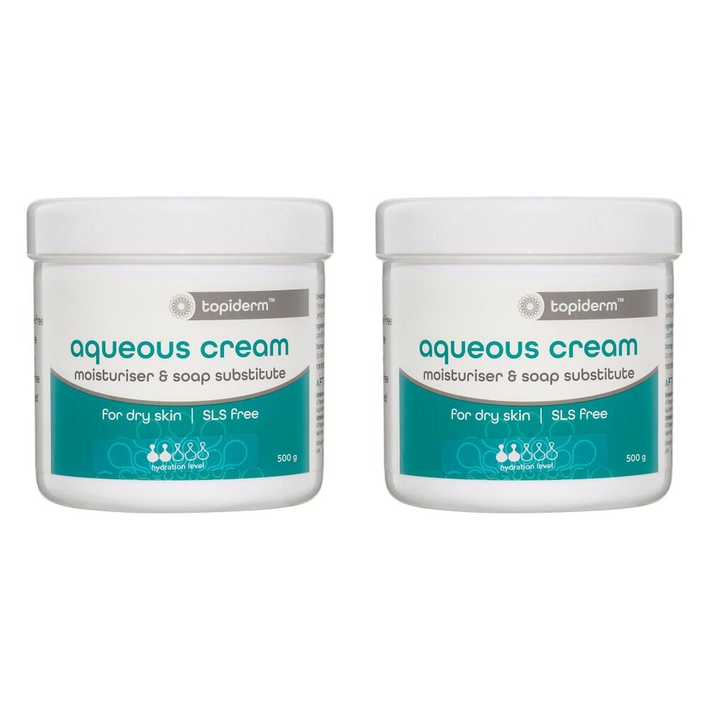 Aqueous Topiderm Cream 500g Pack of 2
