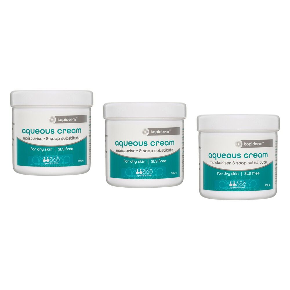 Aqueous Topiderm Cream 500g Pack of 3