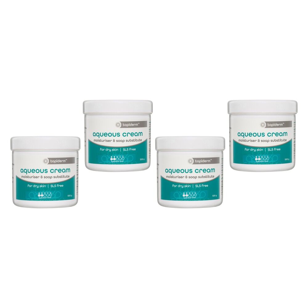 Aqueous Topiderm Cream 500g Pack of 4
